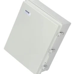 VEVOR Outdoor Electrical Junction Box, 20.87 x 16.92 x 7.87 in, ABS Plastic Electrical Enclosure Box with Hinged Cover Stainless Steel Latch, IP67 Dustproof Waterproof for Outdoor Electrical Projects