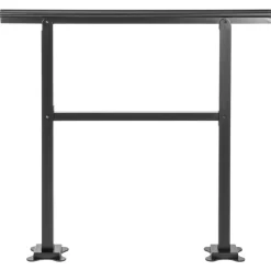 VEVOR Outdoor Handrail 165LBS Load Handrail Outdoor Stairs Aluminum Stair Handrail 36 x 35