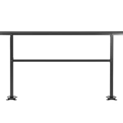 VEVOR Outdoor Handrail 165LBS Load Handrail Outdoor Stairs Aluminum Stair Handrail 60 x 35