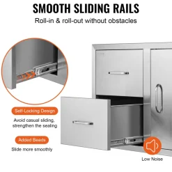 VEVOR Outdoor Kitchen Door Drawer Combo 32.5
