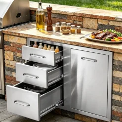 VEVOR Outdoor Kitchen Door Drawer Combo 29.5