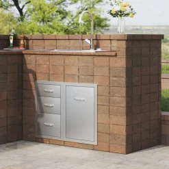 VEVOR Outdoor Kitchen Door Drawer Combo 29.5