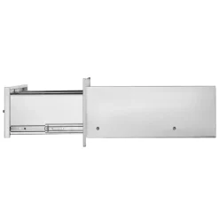 VEVOR Outdoor Kitchen Drawers 30" W x 10" H x 20" D, Horizontal Double BBQ Access Drawers Stainless Steel with Handle, BBQ Island Drawers for Outdoor Kitchens or Patio Grill Station