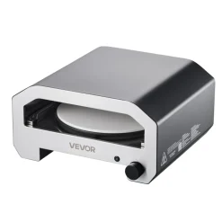 VEVOR Outdoor Pizza Oven, 16 in Propane Gas Pizza Maker, Portable Pizza-Cooker with  Electric Rotation, Thickened Pizza-Stone, Carry Bag, Propane Pizza-Oven for Outside Backyard Patio Camping, Black