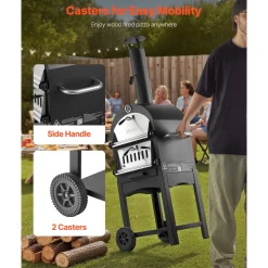VEVOR Outdoor Pizza Oven, 12