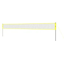 VEVOR Outdoor Portable Volleyball Net System, Adjustable Height Steel Poles, Professional Volleyball Set with PVC Volleyball, Pump, Carrying Bag, Heavy Duty Volleyball Net for Backyard, Beach, Lawn