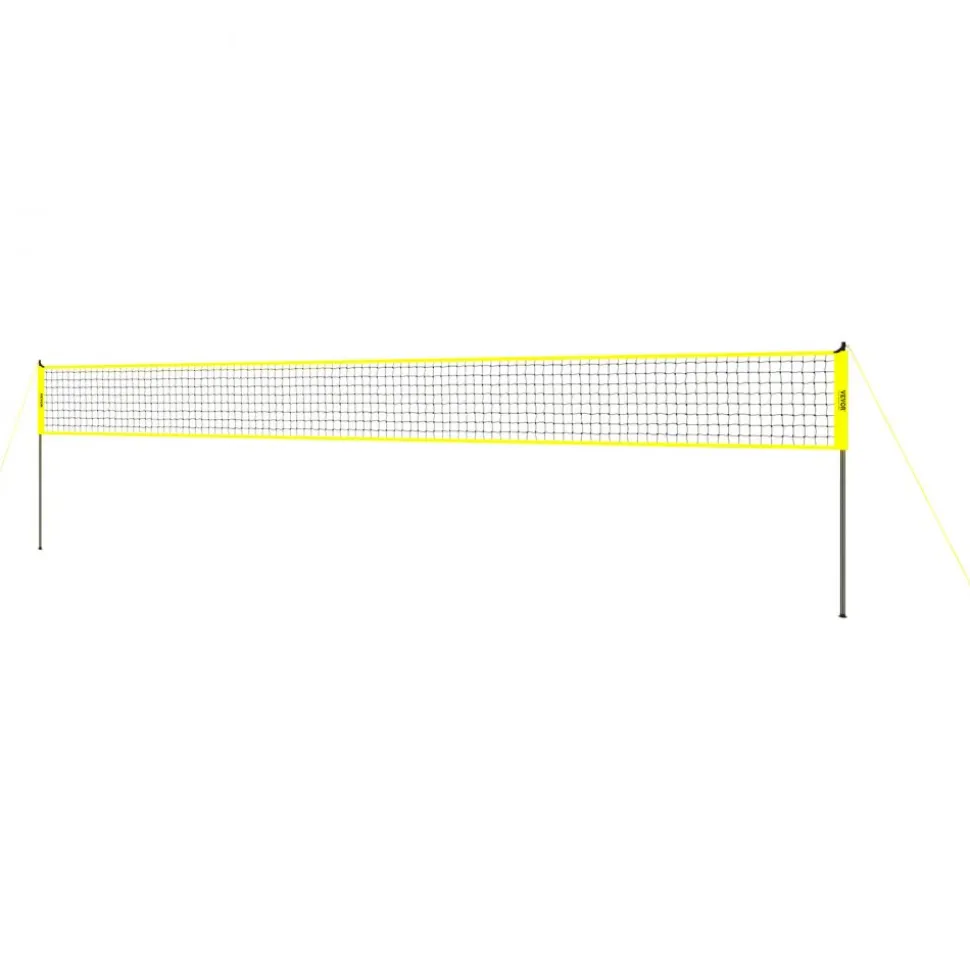 VEVOR Outdoor Portable Volleyball Net System, Adjustable Height Steel Poles, Professional Volleyball Set with PVC Volleyball, Pump, Carrying Bag, Heavy Duty Volleyball Net for Backyard, Beach, Lawn