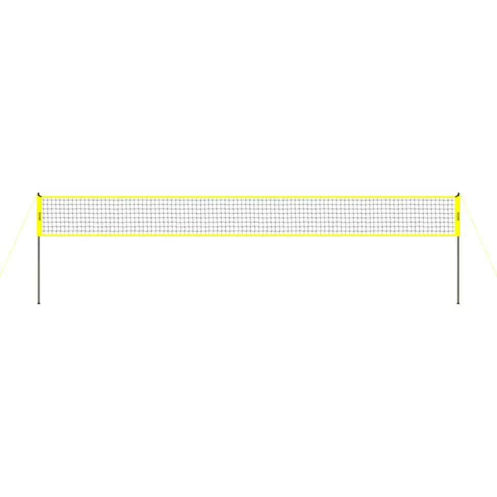 VEVOR Outdoor Portable Volleyball Net System, Adjustable Height Steel Poles, Professional Volleyball Set with PVC Volleyball, Pump, Carrying Bag, Heavy Duty Volleyball Net for Backyard, Beach, Lawn