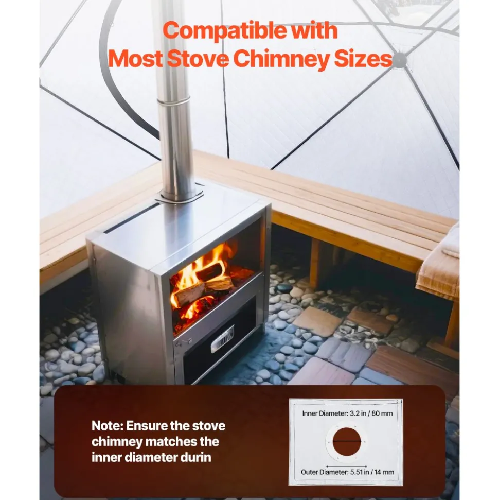 VEVOR Outdoor Sauna Tent Pro, Portable Steam & Dry Sauna for 4 Persons, Heavy-Duty Oxford Cloth & Carbon Steel, Easy Setup for Camping, Backyard, or Home Gym,Easy Setup(Black)