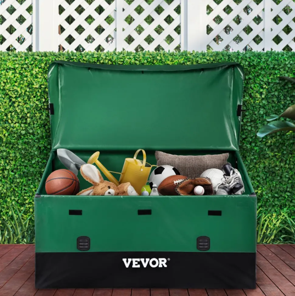 VEVOR Outdoor Storage Box Patio Deck Box 230 Gallon Waterproof PE Tarpaulin