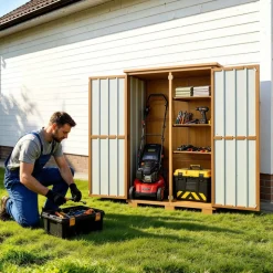 VEVOR Outdoor Storage Shed, 46.06