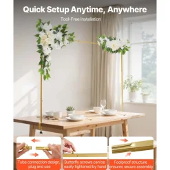 VEVOR Over the Table Rod Stand with Clamps, Adjustable 28