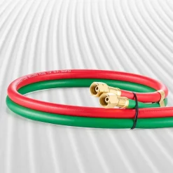 VEVOR Oxygen Acetylene Hose, 1/4-Inch x 25FT Oxy Acetylene Hose with 9/16