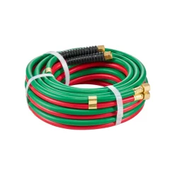VEVOR Oxygen Acetylene Hose, 1/4-Inch x 25FT Oxy Acetylene Hose with 9/16