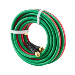 VEVOR Oxygen Acetylene Hose, 1/4-Inch x 15FT Oxy Acetylene Hose with 9/16
