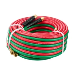 VEVOR Oxygen Acetylene Hose, 1/4-Inch x 50FT Oxy Acetylene Hose with 9/16
