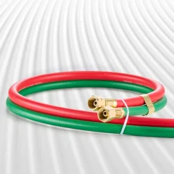 VEVOR Oxygen Acetylene Hose, 1/4-Inch x 50FT Oxy Acetylene Hose with 9/16
