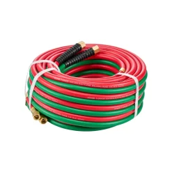 VEVOR Oxygen Acetylene Hose, 1/4-Inch x 50FT Oxy Acetylene Hose with 9/16