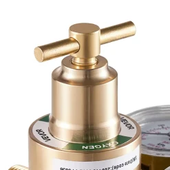 VEVOR Oxygen Acetylene Regulator Set, Oxy-Acetylene Regulators, 0-4000PSI and 0-400PSI Welding Gas Gauges with CGA-540/CGA-200 Inlet Connection & 9/16"-18 Outlet Connection, T-Handle Adjustment