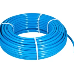 VEVOR Oxygen-Barrier PEX Tubing 300Ft Red + 300Ft Blue 1/2 Inch Radiant Floor PEX Pipe Radiant Heat Floor Heating Plumbing Cold and Hot Water Tubing