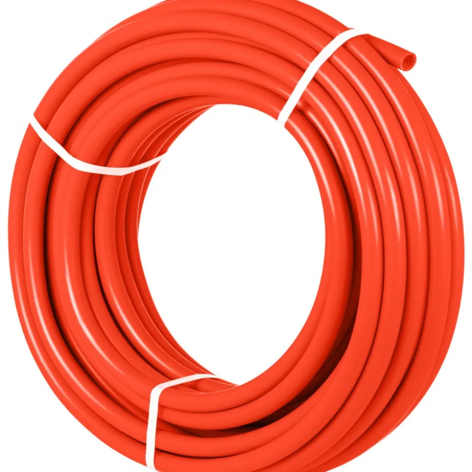 VEVOR Oxygen-Barrier PEX Tubing 300Ft Red + 300Ft Blue 1/2 Inch Radiant Floor PEX Pipe Radiant Heat Floor Heating Plumbing Cold and Hot Water Tubing