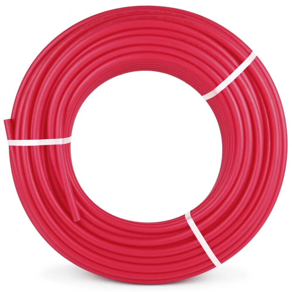 VEVOR Oxygen Barrier PEX Tubing - 1/2 Inch X 900 Feet Tube Coil - EVOH PEX-B Pipe for Residential Commercial Radiant Floor Heating Pex Pipe (1/2" O2-Barrier, 900Ft/Red)