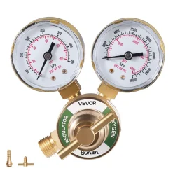 VEVOR Oxygen Regulator, Precise Oxy Regulator, 0-4000PSI Welding Gas Gauge with CGA-540 Inlet Connection & 9/16