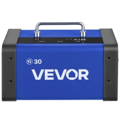 VEVOR Ozone Generator, 30000mg/h Commercial Ozone Machine, with 15s Delayed Start & Dual-Hose Water Mode & LCD Touchscreen, Industrial Deodorizer for Car, Smoke, Home Odors, Up to 2700 sq.ft