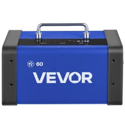 VEVOR Ozone Generator, 60000mg/h Commercial Ozone Machine, with 15s Delayed Start & Dual-Hose Water Mode & LCD Touchscreen, Industrial Deodorizer for Car, Smoke, Home Odors, Up to 4800 sq.ft