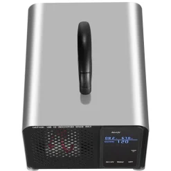 VEVOR Ozone Generator, 45000mg/h Commercial Ozone Machine, with 15s Delayed Start & Dual-Hose Water Mode & LCD Touchscreen, Industrial Deodorizer for Car, Smoke, Home Odors, Up to 3800 sq.ft