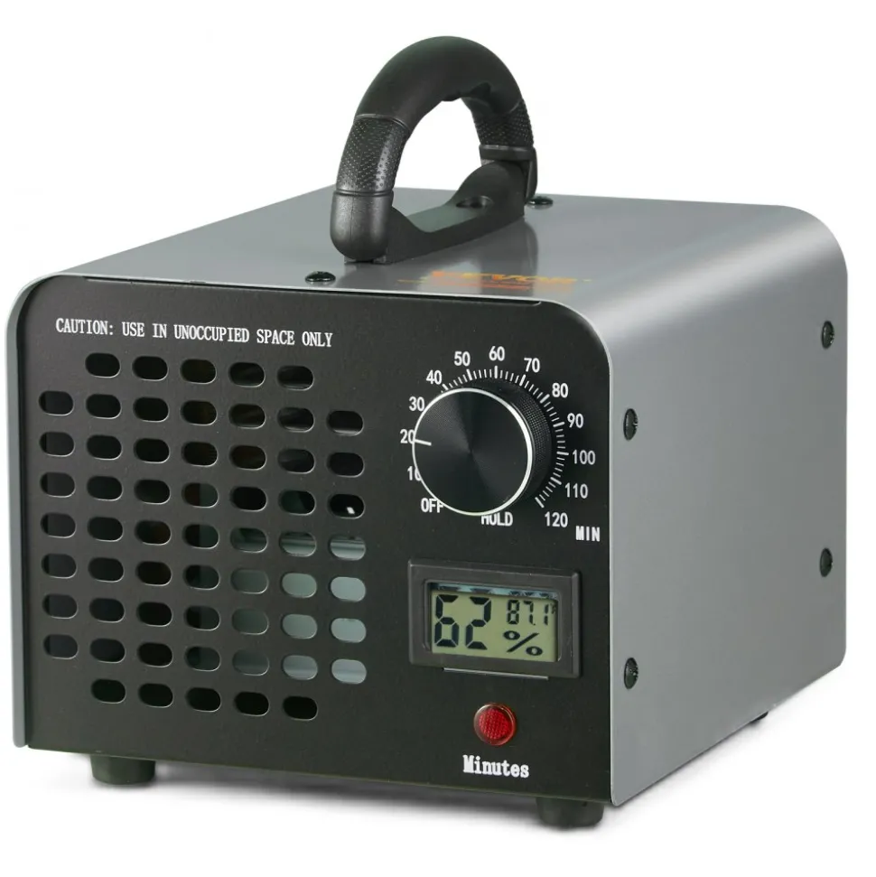 VEVOR Ozone Generator, 36000mg/h Ozone Machine Odor Remover, High Capacity Commercial/Industrial Ozone Generator Machine, Home Air Ionizers Deodorizer with 0-120 min Time Setting for Rooms, Cars, Pets