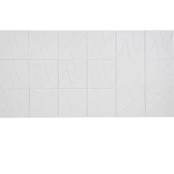 VEVOR 18 Pack Acoustic Panels with Self Adhesive, 11.8 x 11.8 x 0.4 inch Sound Proof Foam Panels, Polyester Fiber Soundproof Wall Panels High Density, for Home, Studio, Office, Theater, White