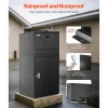 VEVOR Package Delivery Boxes for Outside, 38.6 in Mailbox for Parcel with Lock, Galvanized Steel Package Drop Box with Anti-Theft Design, Weather-Resistant Package Mailbox for Home and Office, Black