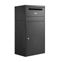 VEVOR Package Delivery Boxes for Outside, Extra Large Mailbox with Coded Lock, Galvanized Steel Wall Mounted Mailboxes 17.3