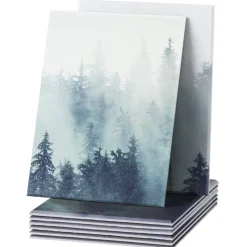 VEVOR 8 Pack Art Acoustic Panels, 63 x 23.62 x 0.4 inch Soundproof Wall Tiles, Self Adhesive Decorative Sound Dampening Absorbing Boards for Home, Office, Studio, Gaming Room,Theater,Forest