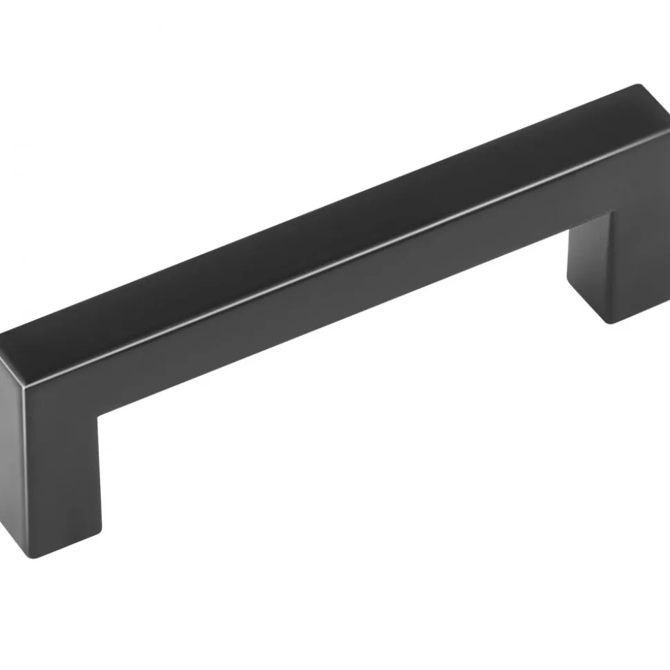 VEVOR 10 Pack Cabinet Pulls, 3in / 76mm Center to Center Slim Square Kitchen Cabinet Drawer, Stainless Steel Modern Kitchen Cupboard Door Handles for Kitchen Bathroom Bar Hardware Matte Black