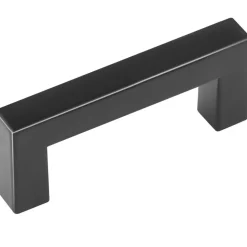 VEVOR 30 Pack Cabinet Pulls, 3in / 76mm Center to Center Slim Square Kitchen Cabinet Drawer, Stainless Steel Modern Kitchen Cupboard Door Handles for Kitchen Bathroom Bar Hardware Matte Black