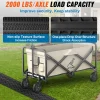 VEVOR 2-Pack Cable Protection Ramps, Supports Up to 2,000 lbs Per Axle, Durable Cord Safety Covers for Indoor & Outdoor Use, Ideal for Home, Office, Warehouse, and School Environments