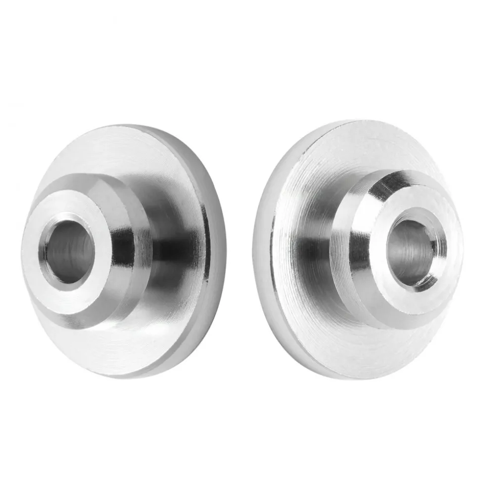 VEVOR 51Pack Cable Railing Kit 1/8" Wheel Protector Sleeves, Bundle with Black Invisible 1/8" Swage Tensioner and Terminal, Cable Railing Post Safeguard Covers for 0.41inch Horizontal Hole Post