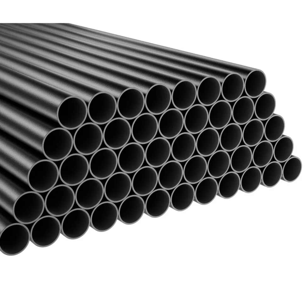 VEVOR 125 Pack Deck Balusters, 32 in Aluminum Railing Spindles, 3/4 in Diameter Hollow Round Metal Decking Stair Balusters with Connectors, Screws, for Deck, Porch & Staircase Railing Fence, Black