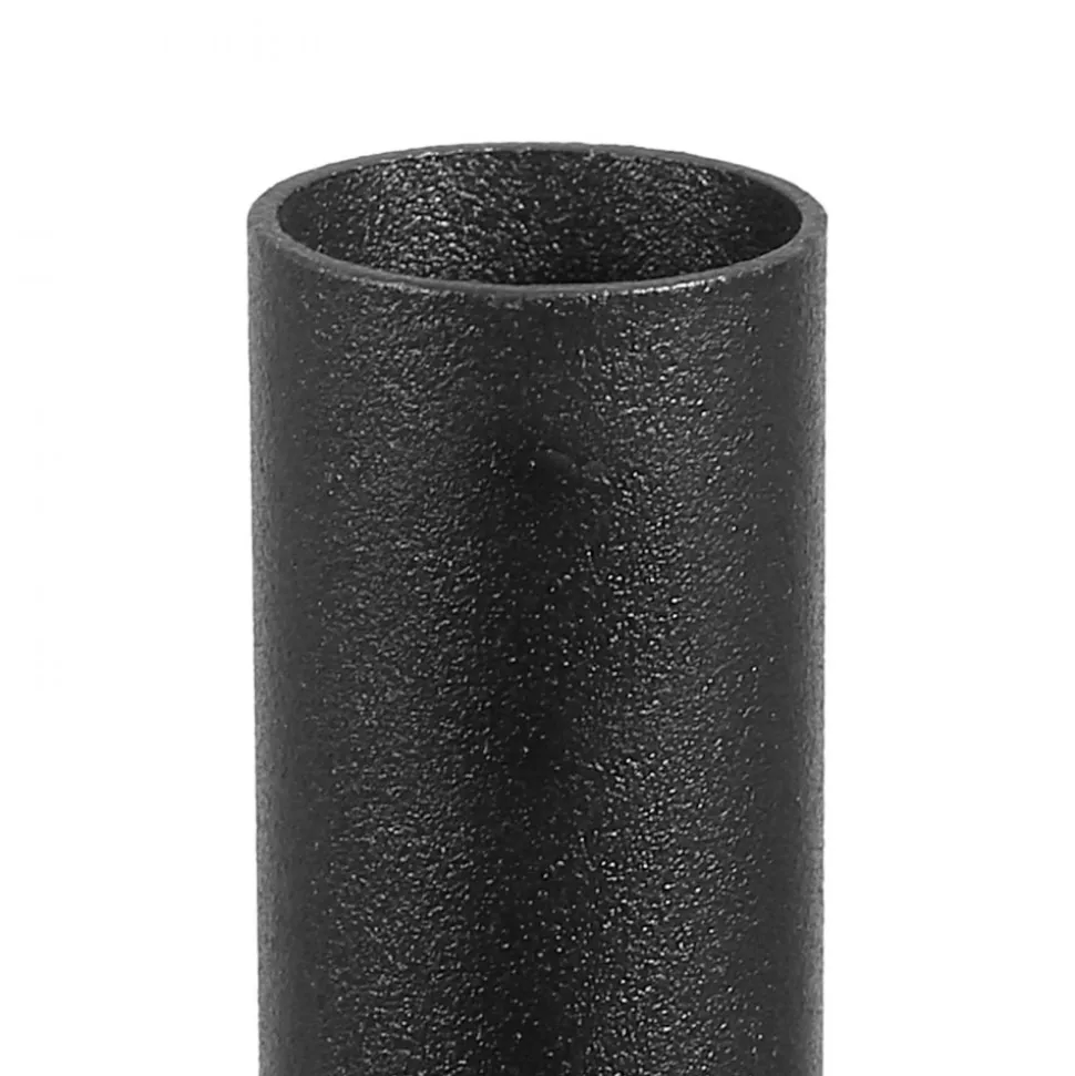 VEVOR 125 Pack Deck Balusters, 26 in Aluminum Railing Spindles, 3/4 in Diameter Hollow Round Metal Decking Stair Balusters with Connectors, Screws, for Deck, Porch & Staircase Railing Fence, Black