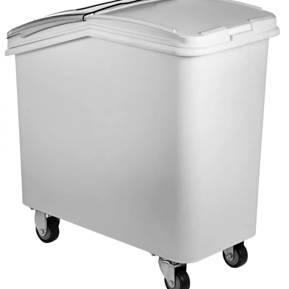 VEVOR 3 Pack Dry Ingredient 21 Gallon Storage Bin Caster Commercial Restaurant Kitchen