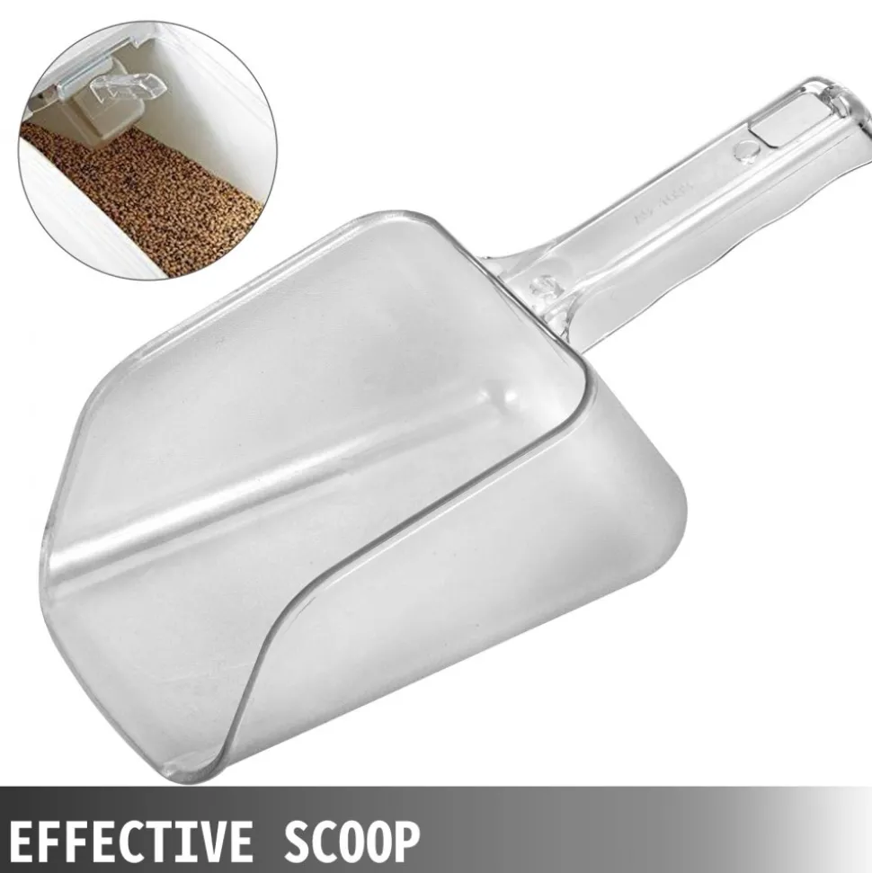 VEVOR 3 Pack Dry Ingredient 21 Gallon Storage Bin Caster Commercial Restaurant Kitchen