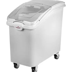 VEVOR 3 Pack Dry Ingredient 21 Gallon Storage Bin Caster Commercial Restaurant Kitchen