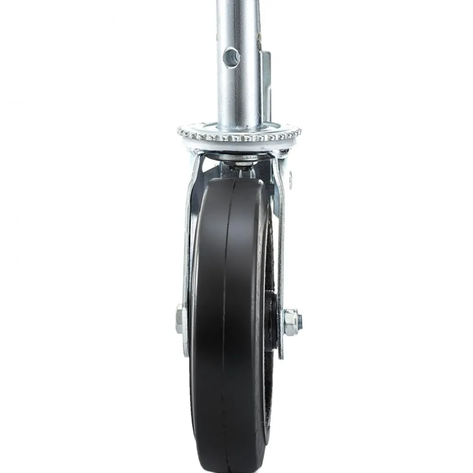 VEVOR 4 Pack 8 Inch Iron Core Polyurethane Swivel Caster With Dual Locking Brake Adjustable Legs 1100LBS Capacity per Wheel