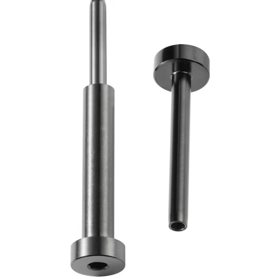 VEVOR 30 Pack Invisible Cable Railing kit, T316 Stainless Steel 1/8" Invisible Receiver and Swage Stud End for Cable Railing, Swage Tensioner 1/8" for Wood/Metal Post, Cable Railing Hardware, Black