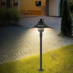 VEVOR 12 Pack Low Voltage Landscape Path Lights, 3W 210LM 12V-24VAC/DC Outdoor LED Pathway Lighting, 3000K Warm White Walkway Lights with Quick Connectors, IP66 Waterproof for Yard Garden Sidewalk