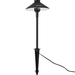 VEVOR 12 Pack Low Voltage Landscape Path Lights, 3W 210LM 12V-24VAC/DC Outdoor LED Pathway Lighting, 3000K Warm White Walkway Lights with Quick Connectors, IP66 Waterproof for Yard Garden Sidewalk