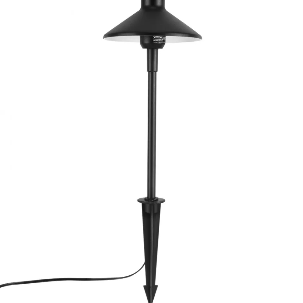 VEVOR 8 Pack Low Voltage Landscape Path Lights, 3W 210LM 12V-24VAC/DC Outdoor LED Pathway Lighting, 3000K Warm White Walkway Lights with Quick Connectors, IP66 Waterproof for Yard Garden Sidewalk
