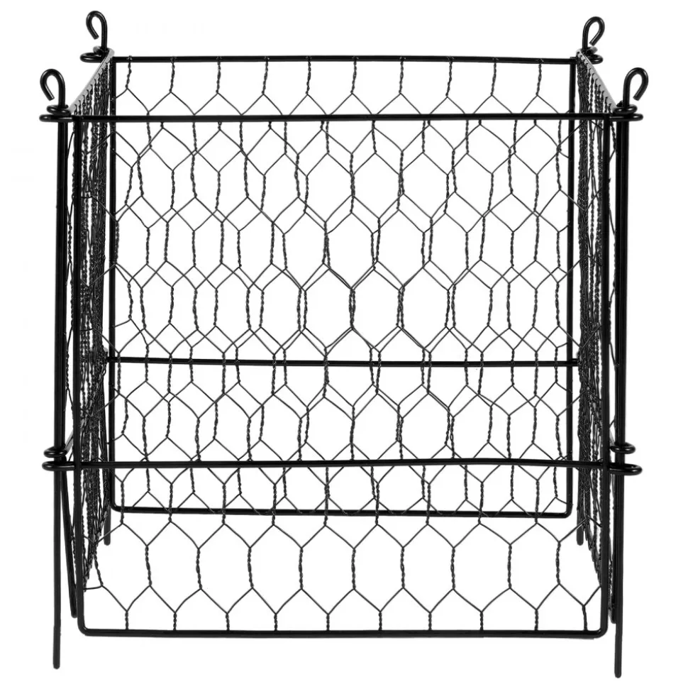 VEVOR 4 Pack Plant Protector from Animals, 13.4'' x 13.4'' Chicken Wire Plant Protector, Plant Cages for Outdoor Plants, Flowers & Vegetables, Keeps Bunny Chicken Squirrels Out, 16pcs Metal Mesh